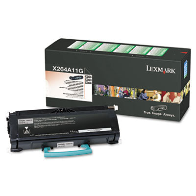 Lexmark X264A11G OEM Toner Cartridge, 3500 pages, Black