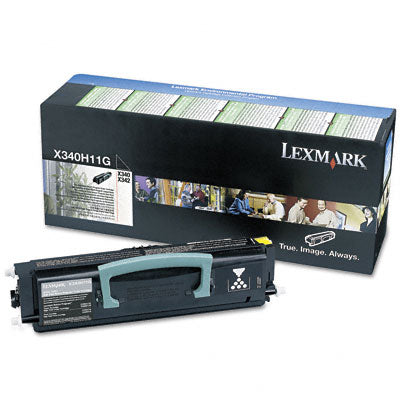 Lexmark X340H11G OEM HY Toner Cartridge, 6,000 pages, Black