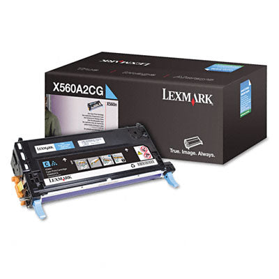 Lexmark X560A2CG OEM Toner Cartridge, 4K pages, Cyan
