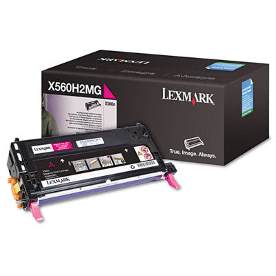 Lexmark X560H2MG OEM HY Toner Cartridge, 10K pages, Magenta