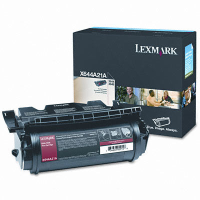 Lexmark X644A21A OEM Extra HY Toner Cartridge, 32K pages, Black