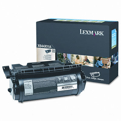 Lexmark X644X11A OEM Extra HY Toner Cartridge, 32K pages, Black