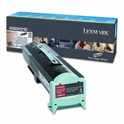Lexmark X850H21G OEM Toner Cartridge, 30K pages, Black