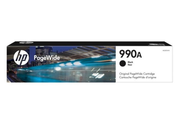 HP 990A M0J85AN OEM PageWide Ink Cartridge, 8K Pages, Black