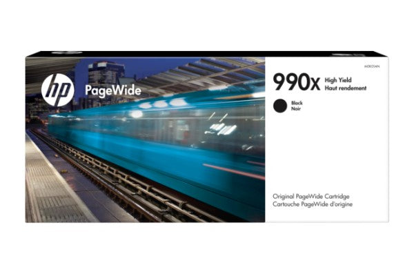HP 990X M0K01AN OEM HY PageWide Ink Cartridge, 16K Pages, Black