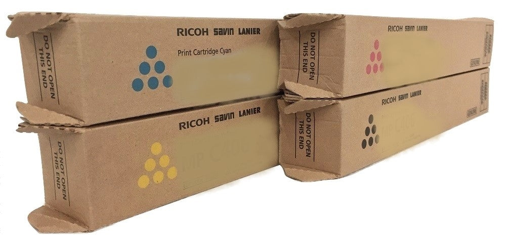 Ricoh 842207 OEM Toner Set, B/C/M/Y
