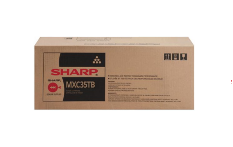 Sharp MX-C35TB OEM Toner Cartridge, 9K Pages, Black