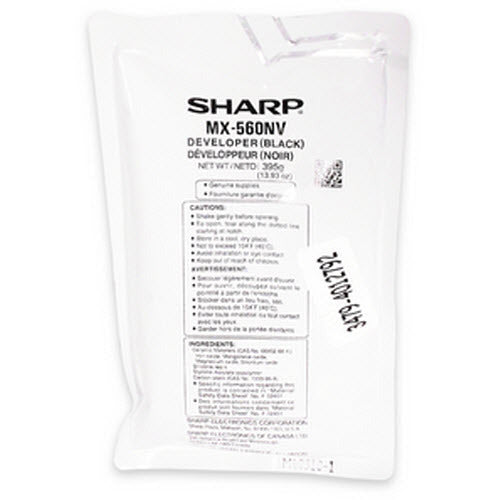 Sharp MX-560NV / MX-561NV OEM Developer, 600K, Black