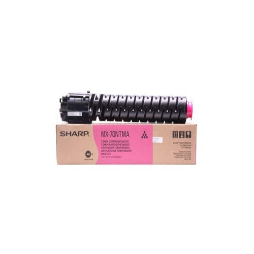 Sharp MX-70NTMA OEM Toner Cartridge, 32K pages, Magenta
