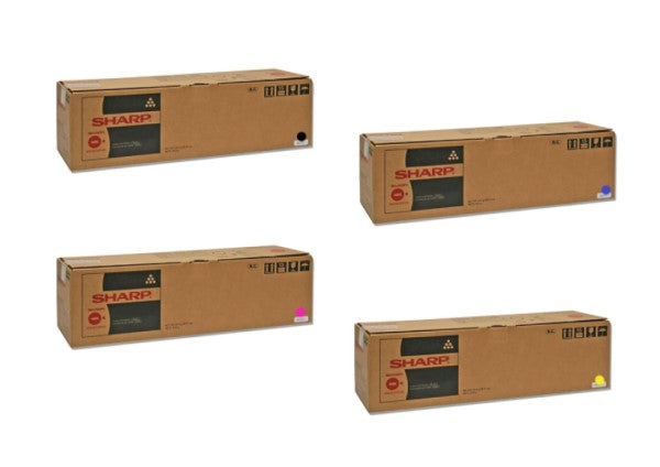 Sharp MX-80NT OEM Toner Set, B/C/M/Y