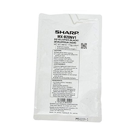 Konica Minolta MX-B20NV1 OEM Developer Unit, 25K Pages, Black