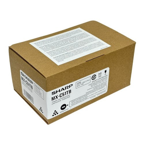 Sharp MX-C51TB OEM Toner Cartridge, 16K Pages, Black