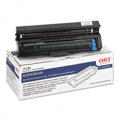 Okidata 43650301 OEM Drum unit, 15K pages, Black