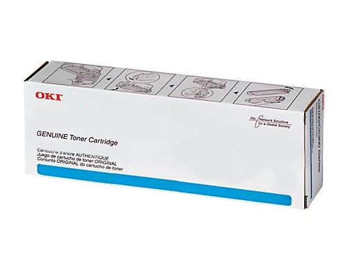 Okidata 45396223 OEM Toner Cartridge, 10K pages, Cyan