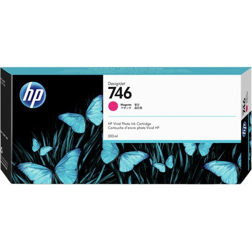 HP 746 P2V78A OEM Ink Cartridge, 300 mL, Magenta