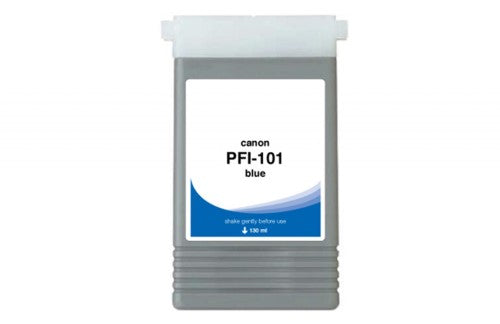 Compatible for PFI-101B 0891B001AA Ink Cartridge, 130 mL, Blue