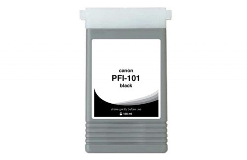 Compatible for PFI-101BK 0883B001AA Ink Cartridge, 130 mL, Black