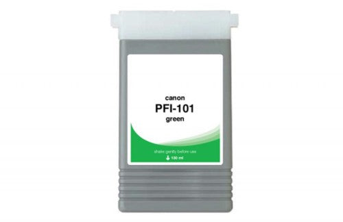 Compatible for PFI-101G 0890B001AA Ink Cartridge, 130 mL, Green