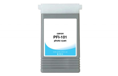 Compatible for PFI-101PC 0887B001AA Ink Cartridge, 130 mL, Photo Cyan