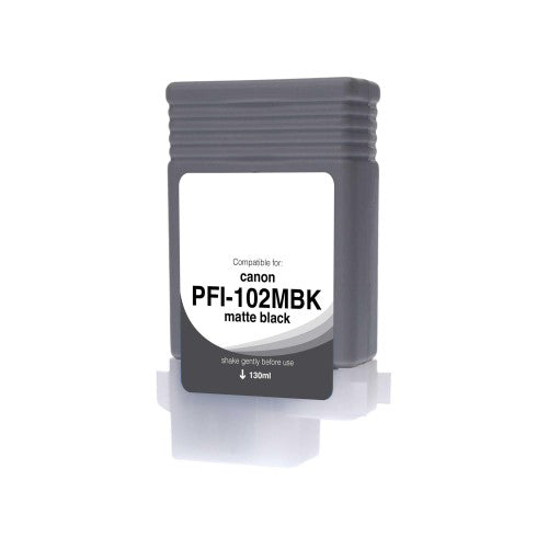 Compatible for PFI-102MBK 0894B001AA Ink Tank, 130 mL, Matte Black