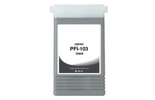 Compatible for PFI-103BK 2212B001AA Ink Cartridge, 130 mL, Black