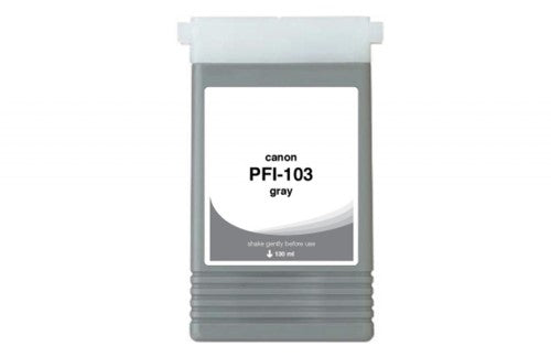 Compatible for PFI-103GY 2213B001AA Ink Cartridge, 130 mL, Gray