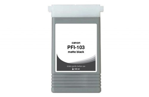 Compatible for PFI-103MBK 2211B001AA Ink Cartridge, 130 mL, Matte Black