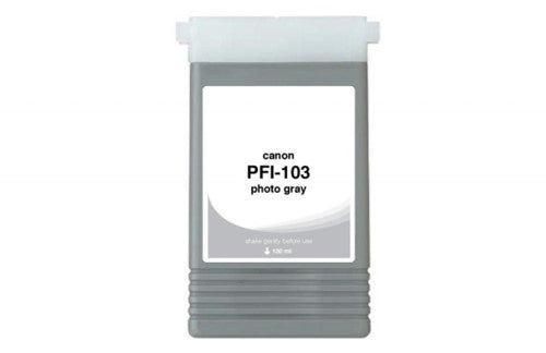 Compatible for PFI-103PGY 2214B001AA Ink Cartridge, 130 mL, Photo Gray