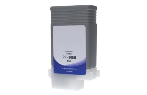 Compatible for PFI-106B 6629B001AA Ink Cartridge, 130 mL, Blue