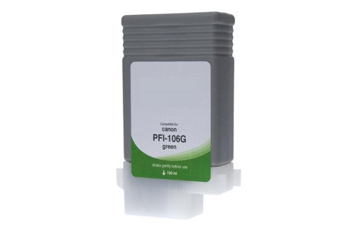 Compatible for PFI-106G 6628B001AA Ink Cartridge, 130 mL, Green