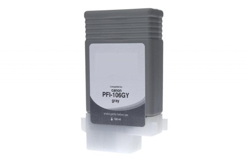 Compatible for PFI-106GY 6630B001AA Ink Cartridge, 130 mL, Gray