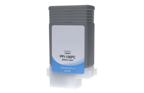 Compatible for PFI-106PC 6625B001AA Ink Cartridge, 130 mL, Photo Cyan