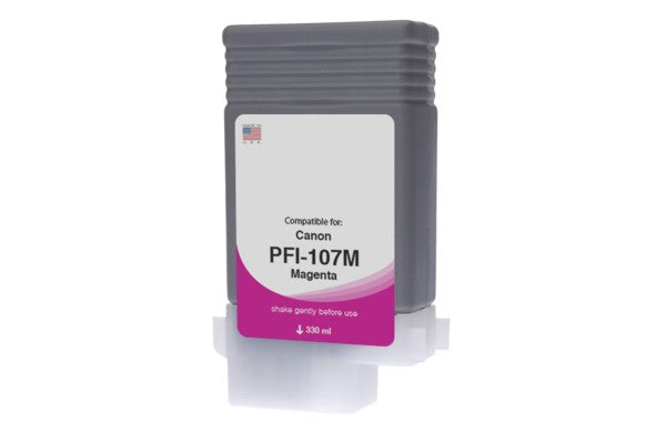 Compatible for 6707B001AA PFI-107M Ink Tank, 130ml pages, Magenta