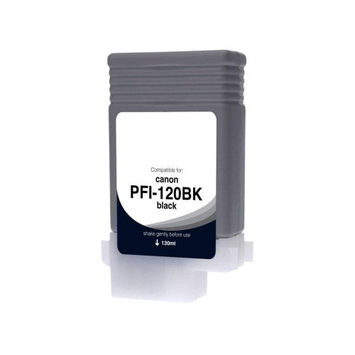 Compatible for PFI-120BK 2885C001 Ink Cartridge, 130 mL, Black