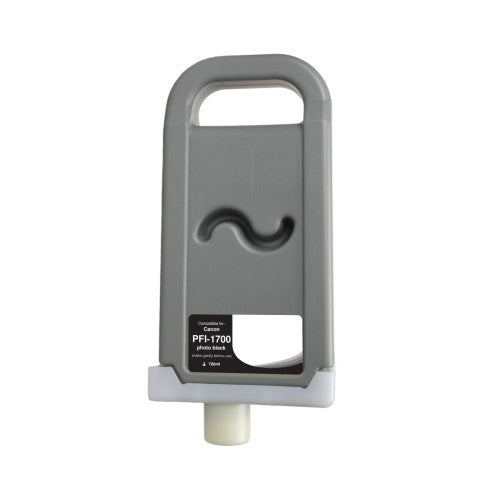 Compatible for PFI-1700BK 0775C001AA Ink Cartridge, 700 mL, Photo Black