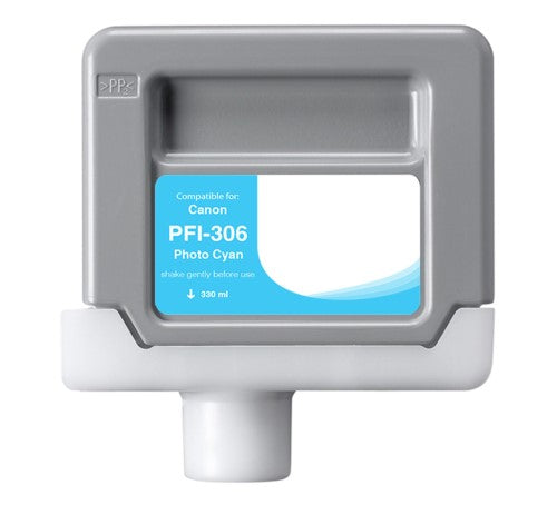 Compatible for PFI-306PC 6661B001AA Ink Cartridge, 330 mL, Photo Cyan