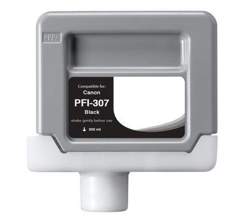 Compatible for PFI-307BK 9811B001AA Ink Cartridge, 330 mL, Black