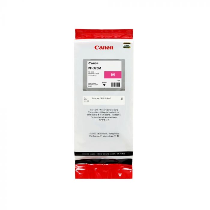 Canon PFI-320M InkJet Cartridge, 300mL, Magenta