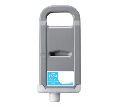 Compatible for PFI-701PC 0904B001AA Ink Cartridge, 700 mL, Photo Cyan