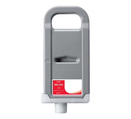 Compatible for PFI-701R 0906B001AA Ink Cartridge, 700 mL, Red