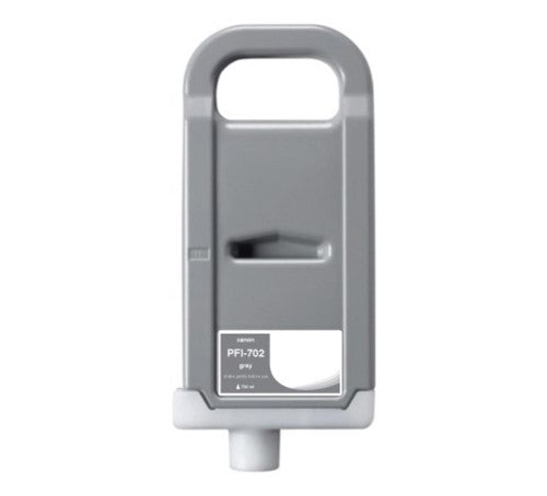 Compatible for PFI-702GY 2221B001AA Ink Cartridge, 700 mL, Gray