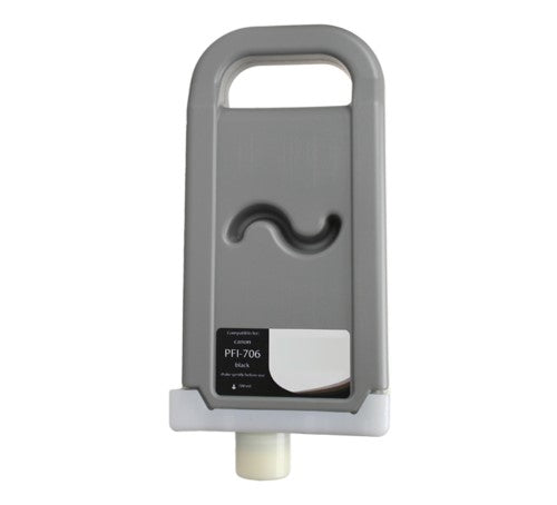 Compatible for PFI-706BK 6681B001AA Ink Cartridge, 700 mL, Black