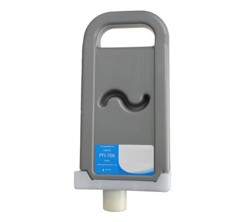 Compatible for PFI-706C 6682B001AA Ink Cartridge, 700 mL, Cyan
