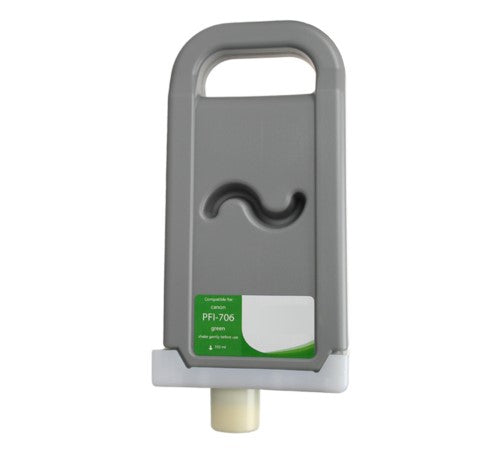 Compatible for PFI-706G 6688B001AA Ink Cartridge, 700 mL, Green