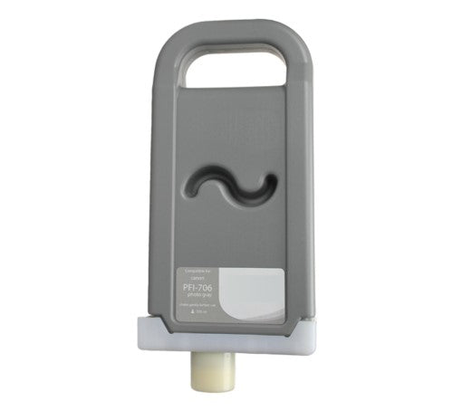 Compatible for PFI-706PGY 6691B001AA Ink Cartridge, 700 mL, Photo Gray