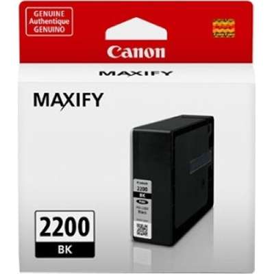 Canon 9291B001 PGI-2200 OEM Ink Cartridge, 1K pages, Black