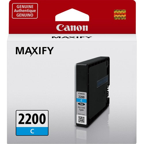 Canon 9304B001 PGI-2200 OEM Ink Cartridge, 700 pages, Cyan