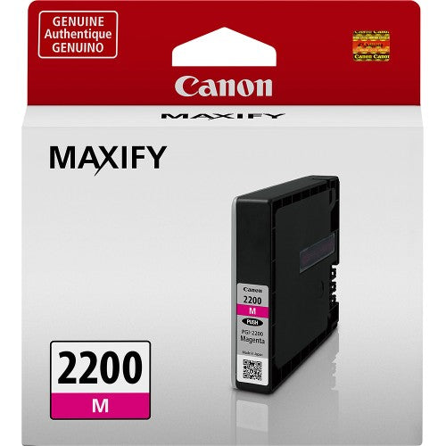 Canon 9305B001 PGI-2200 OEM Ink Cartridge, 700 pages, Magenta