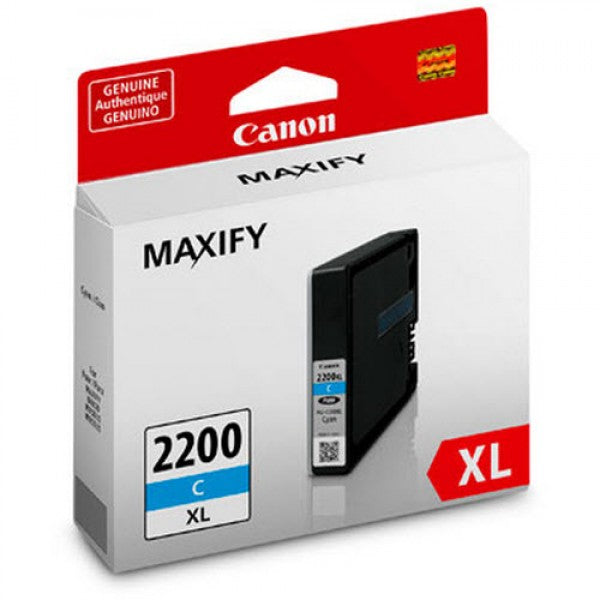 Canon 9268B001 PGI-2200XL OEM HY Ink Cartridge, 1500 pages, Cyan