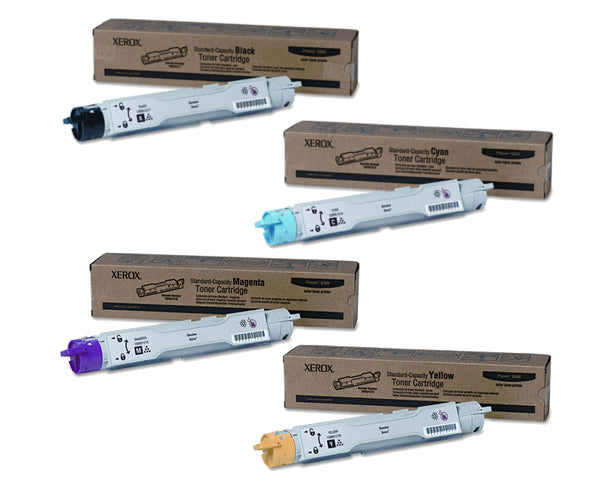 Xerox Phaser 6360 OEM Toner Set, B/C/M/Y